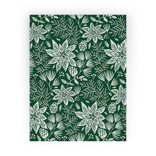 Pimlada Phuapradit Christmas Poinsettia Mini Art Print