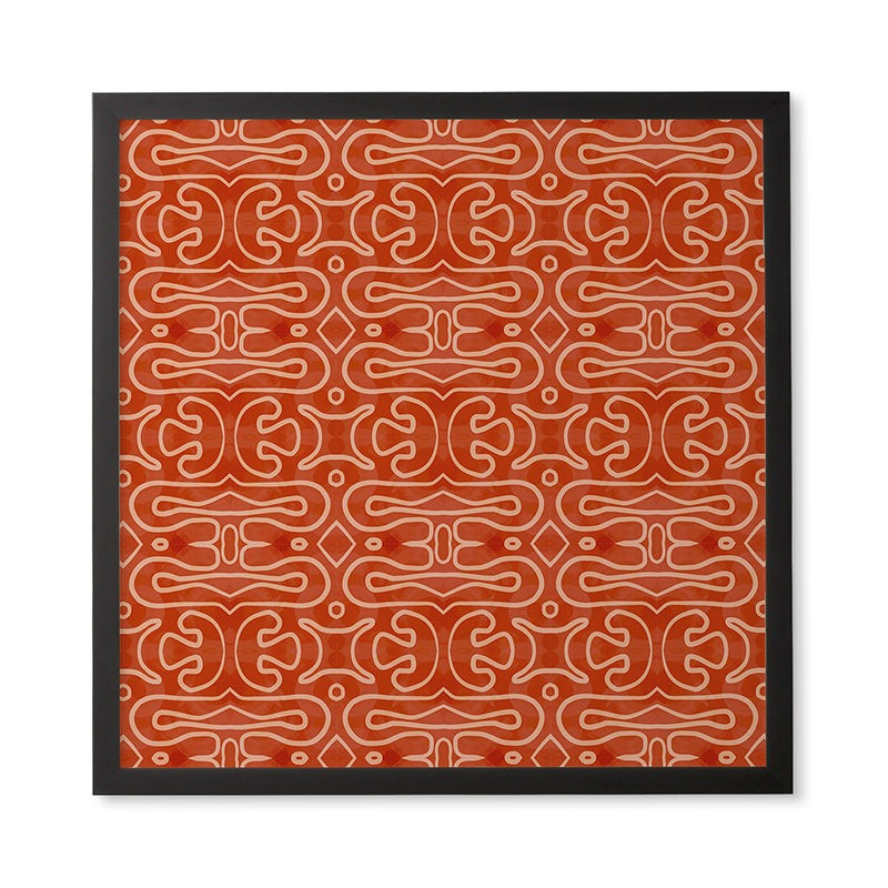 Mirimo Venexiana Burnt Orange Framed Wall Art