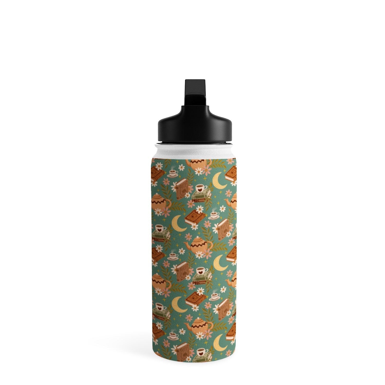 Avenie Moonlit Reading Nook I Water Bottle
