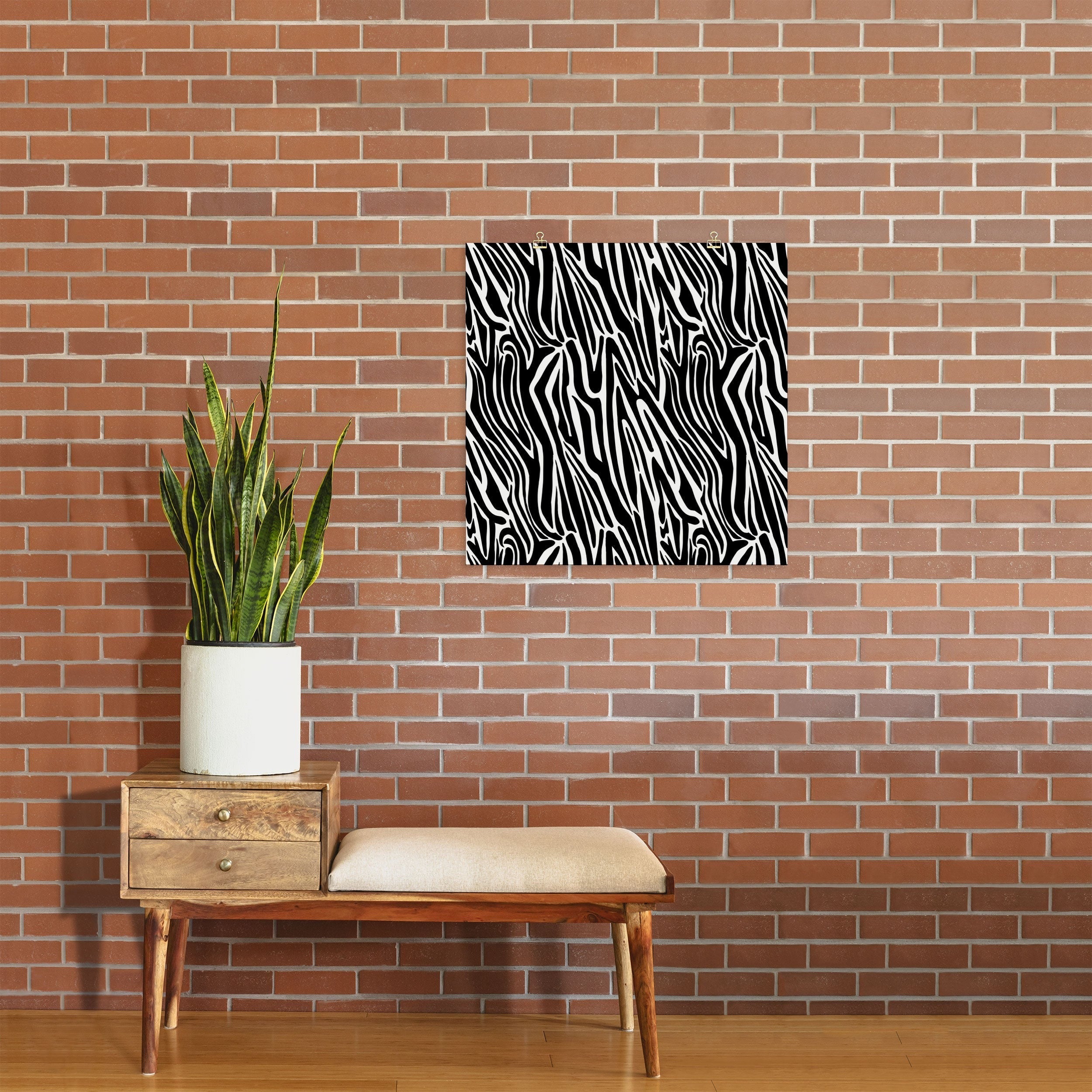 Jennifer Labre Wild Zebra Art Print