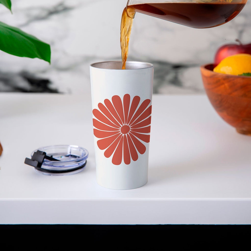 Colour Poems Retro Daisy III Travel Mug