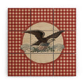 DENY Designs Gingham Eagle Wood Wall Mural