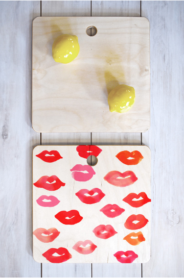 Paris Love Cutting Board Two Pack