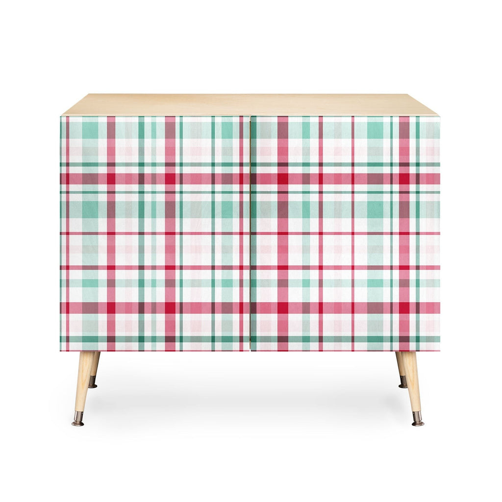 Lisa Argyropoulos Merry Vintage Plaid Credenza