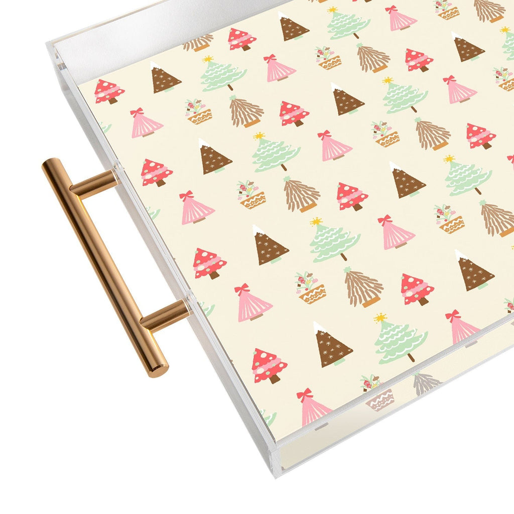 Design by Spark Christmas Tree Delight Acrylic Tray