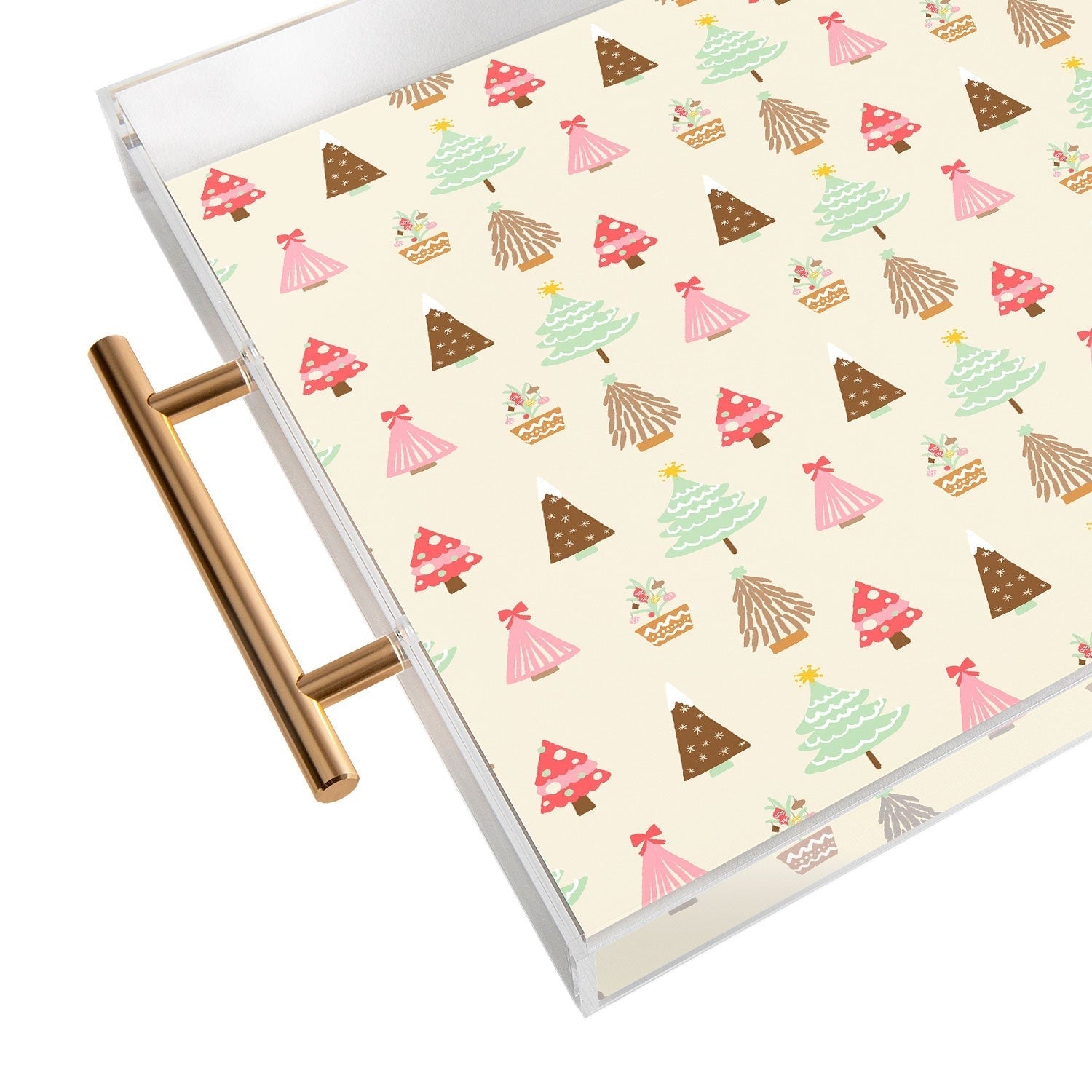 Design by Spark Christmas Tree Delight Acrylic Tray