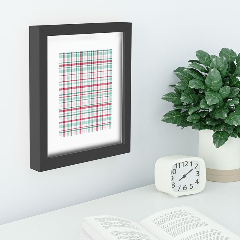 Lisa Argyropoulos Merry Vintage Plaid Recessed Framing Rectangle