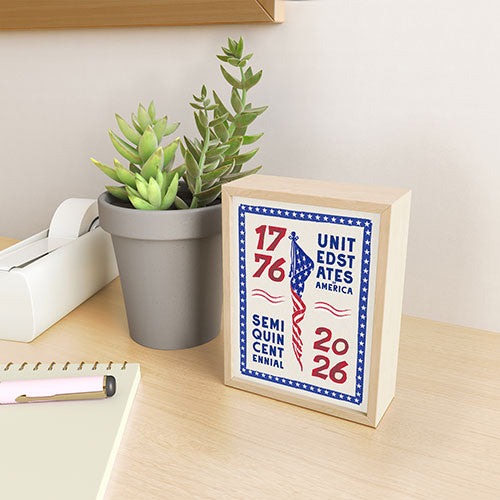 DENY Designs Retro 76 26 Framed Mini Art Print