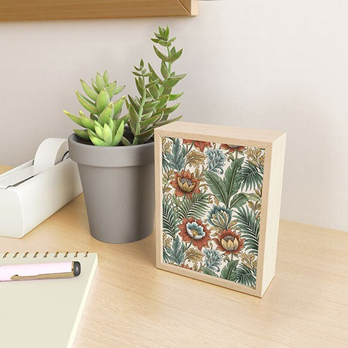 Marta Barragan Camarasa Retro Jungle Garden Framed Mini Art Print