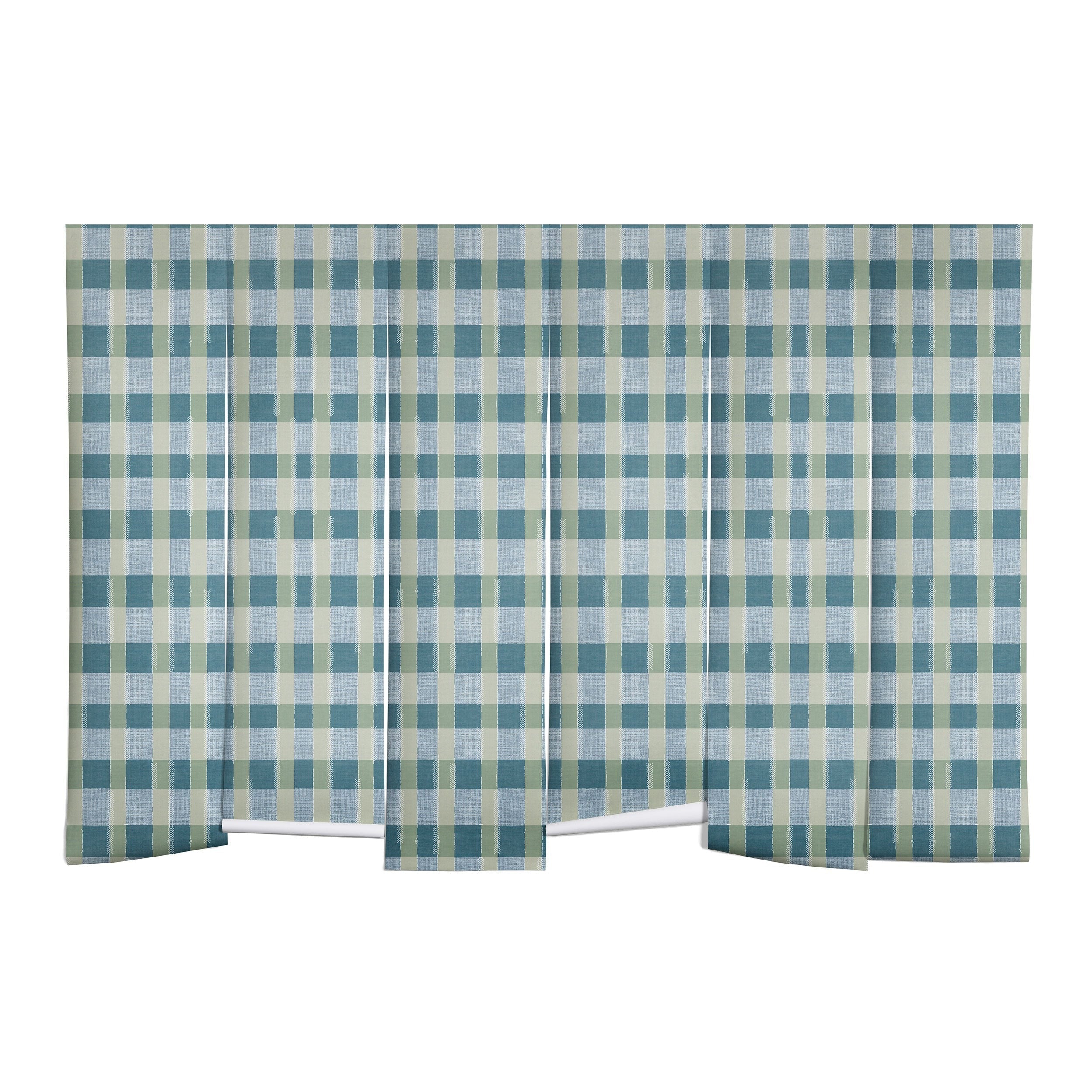 Marta Barragan Camarasa Country Style Checks Wall Mural