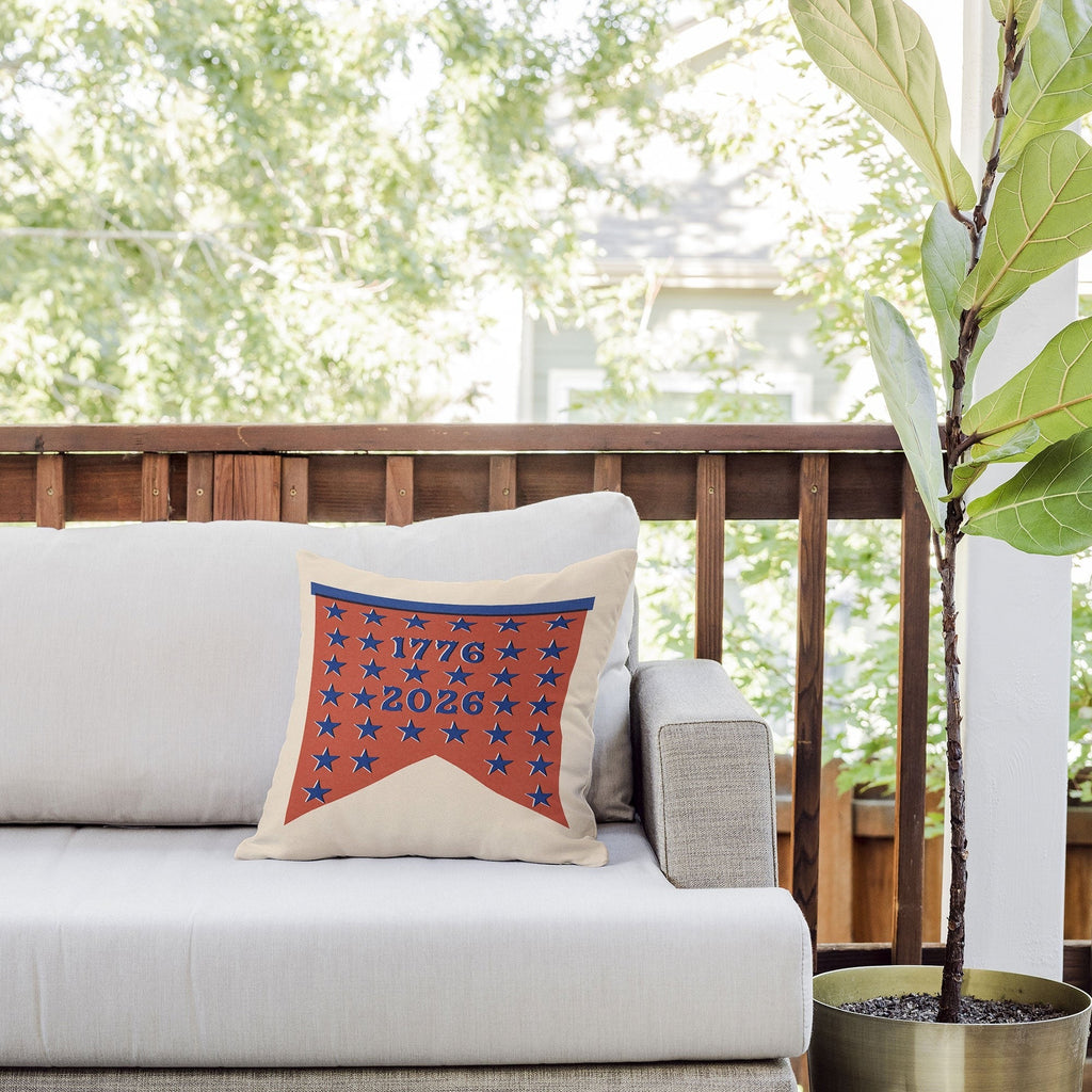 DENY Designs Star Banner Outdoor Throw Pillow