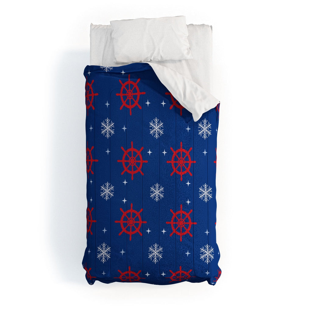 Design by Spark Holiday Helms and Snowflakes Comforter