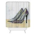 Sophia Buddenhagen Grey Stiletto Shower Curtain