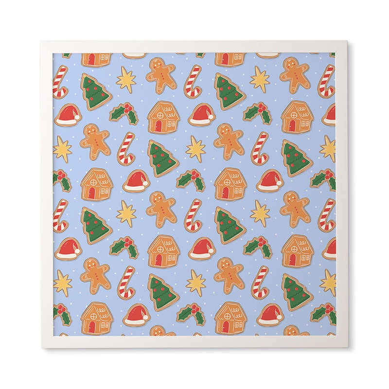 Love_Ryming Christmas Cookies Framed Wall Art