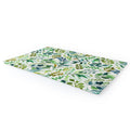 Ninola Design Botanic Retreat Loose Botanical Leaves Watercolor Green Area Rug