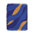 Camilla Foss Pebbles in Stream Throw Blanket