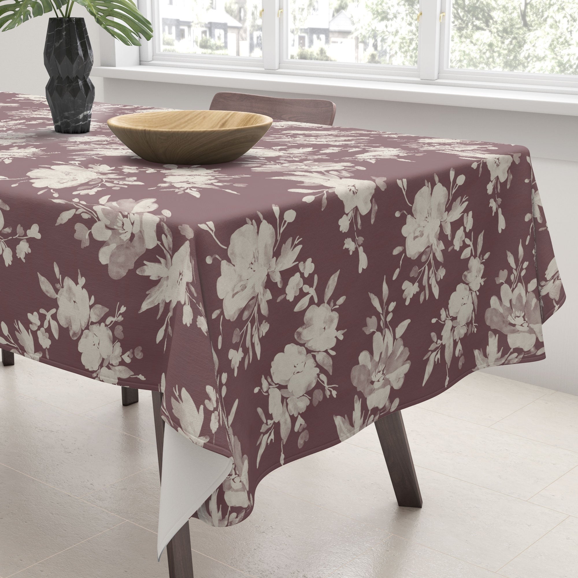 Marta Barragan Camarasa Antique Petal Romance Tablecloth