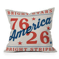 DENY Designs Bright Stars Bright Stripes Outdoor Throw Pillow