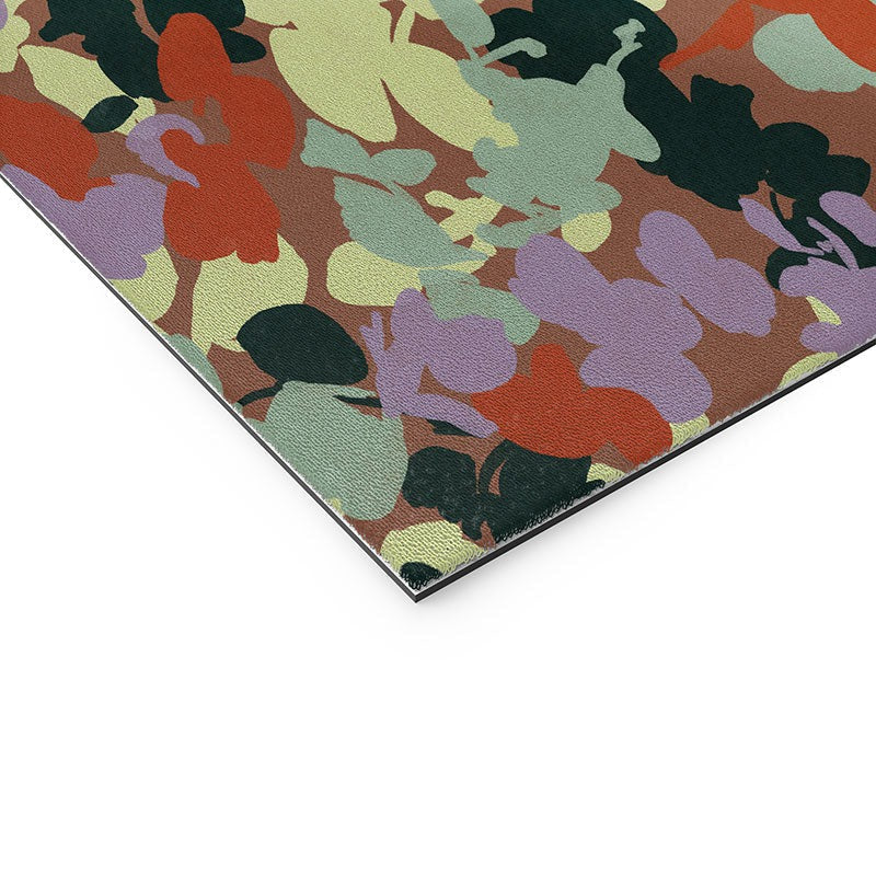 Marta Barragan Camarasa Retro Bloom Medley Welcome Mat