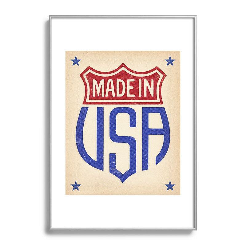 DENY Designs Made in USA Metal Framed Art Print