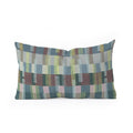 Marta Barragan Camarasa Dynamic Linear Blocks Oblong Throw Pillow