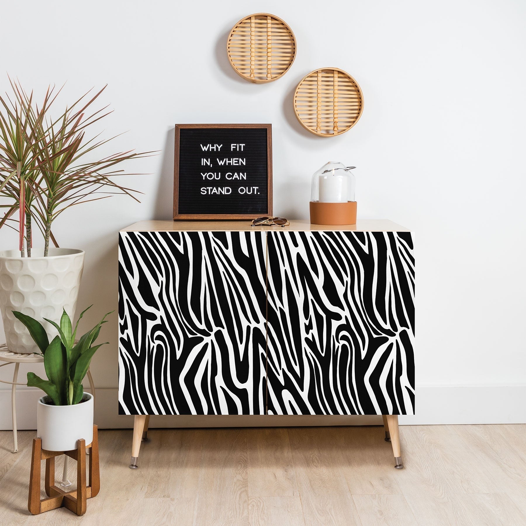 Jennifer Labre Wild Zebra Credenza