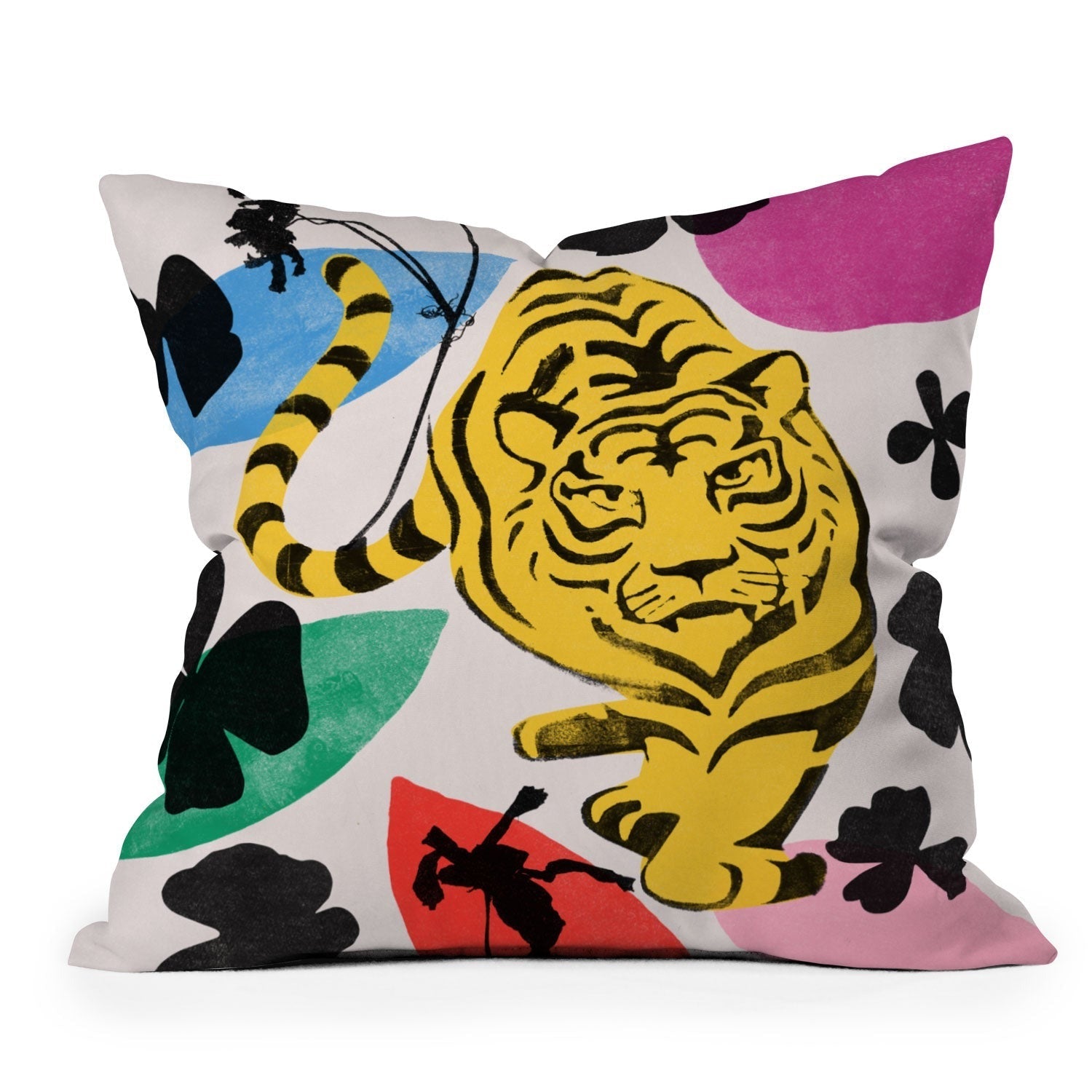 Garima Dhawan wild 3 Outdoor Throw Pillow