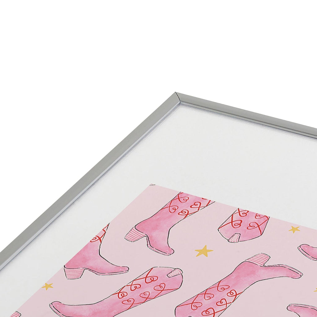 Love_Ryming Stars and Boots Metal Framed Art Print