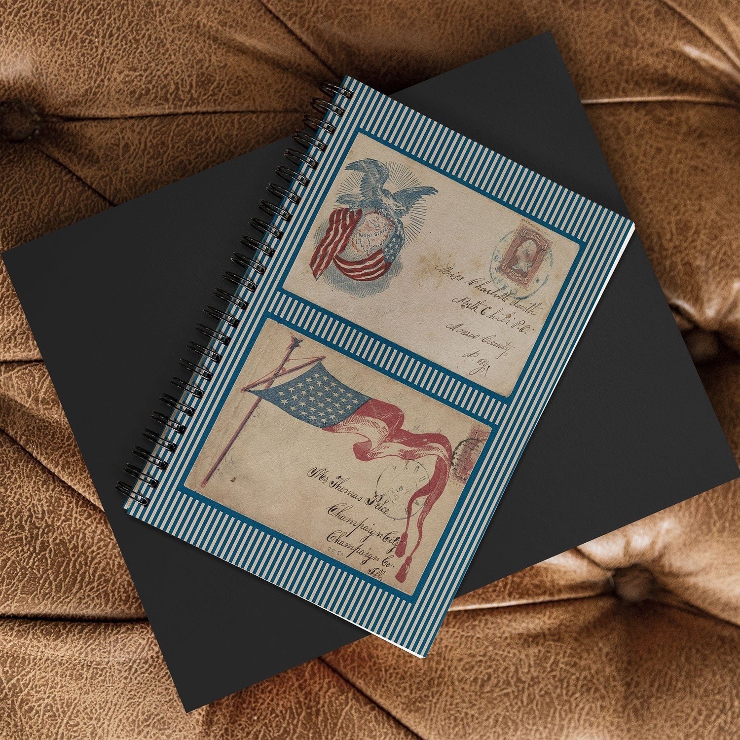 DENY Designs Civil War Envelopes Spiral Notebook