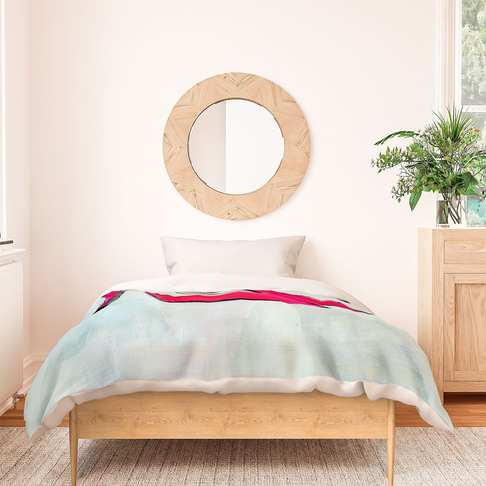Sophia Buddenhagen Neon Walk Duvet Cover