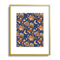 Avenie Moonlit Reading Nook II Metal Framed Art Print