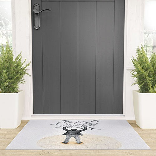 Coco de Paris Wood in the sky Welcome Mat