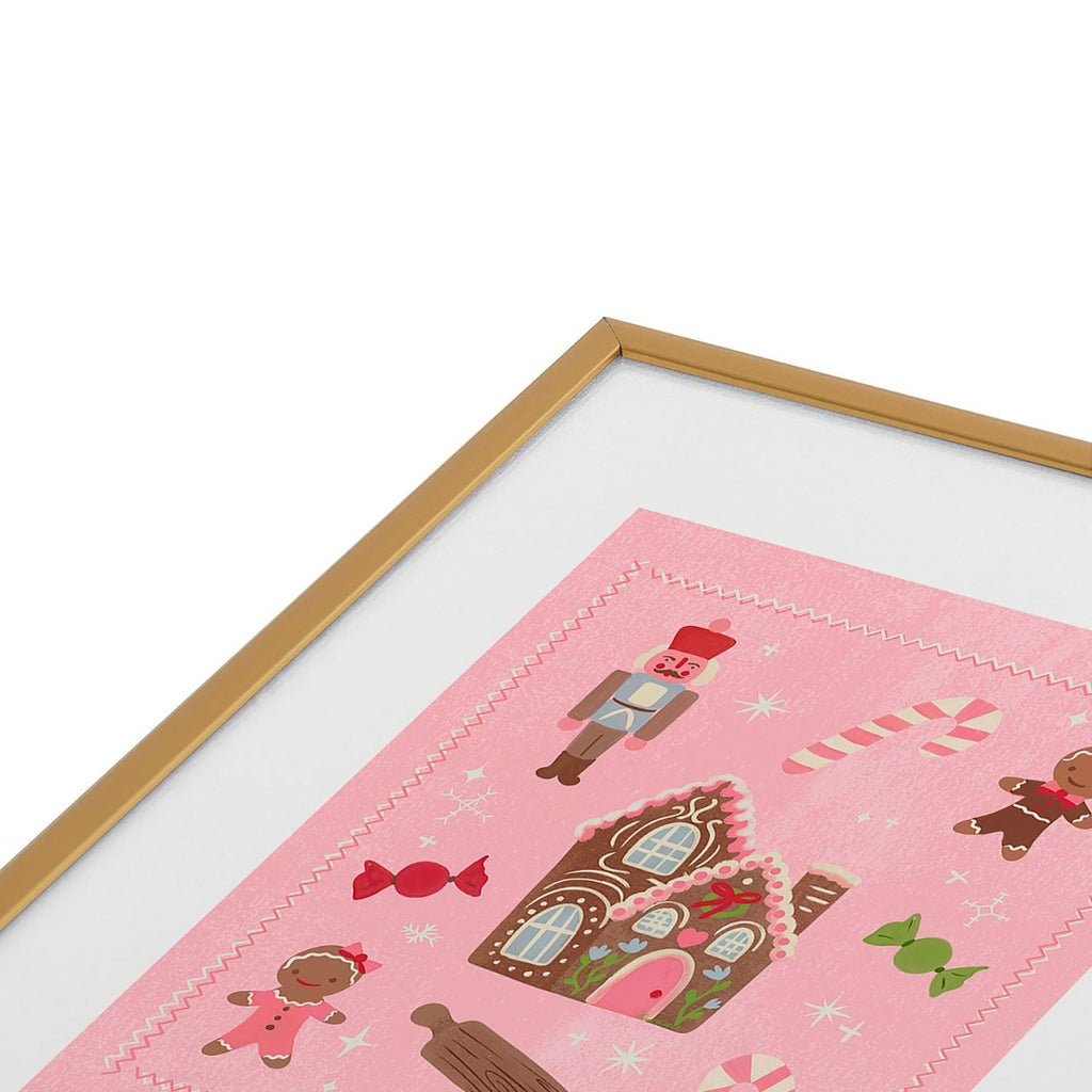 carriecantwell Sweet Christmas Holidays Metal Framed Art Print