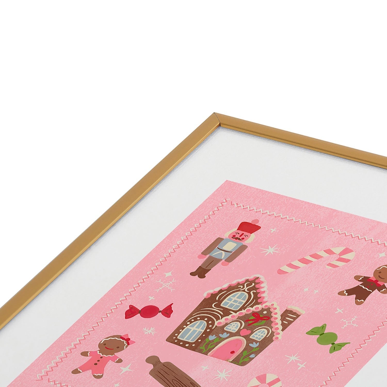 carriecantwell Sweet Christmas Holidays Metal Framed Art Print