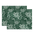 Pimlada Phuapradit Christmas Poinsettia Placemat