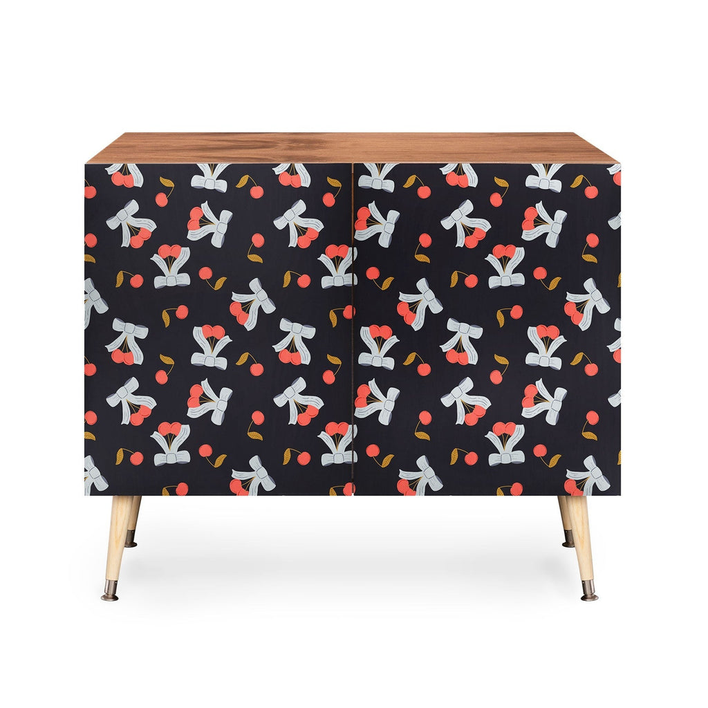 Jennifer Labre Cherries and Bows Credenza