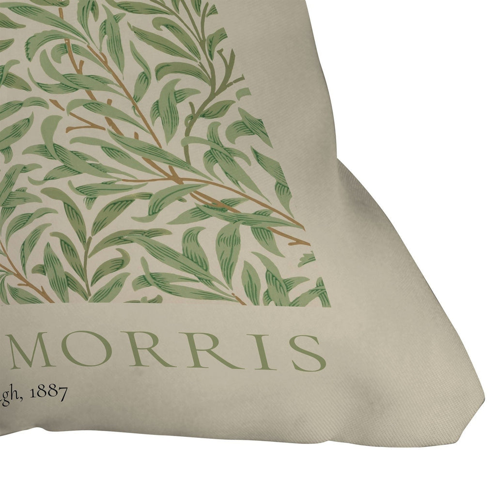 DENY Designs William Morris Willow Bough 1887 Outdoor Throw Pillow