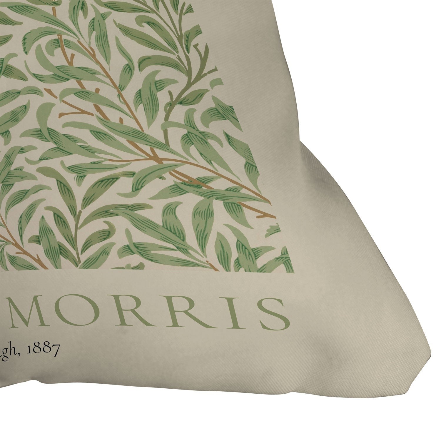 DENY Designs William Morris Willow Bough 1887 Outdoor Throw Pillow