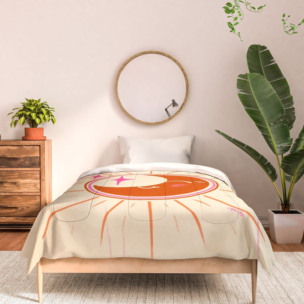Little Om Celestial Moon cream Comforter