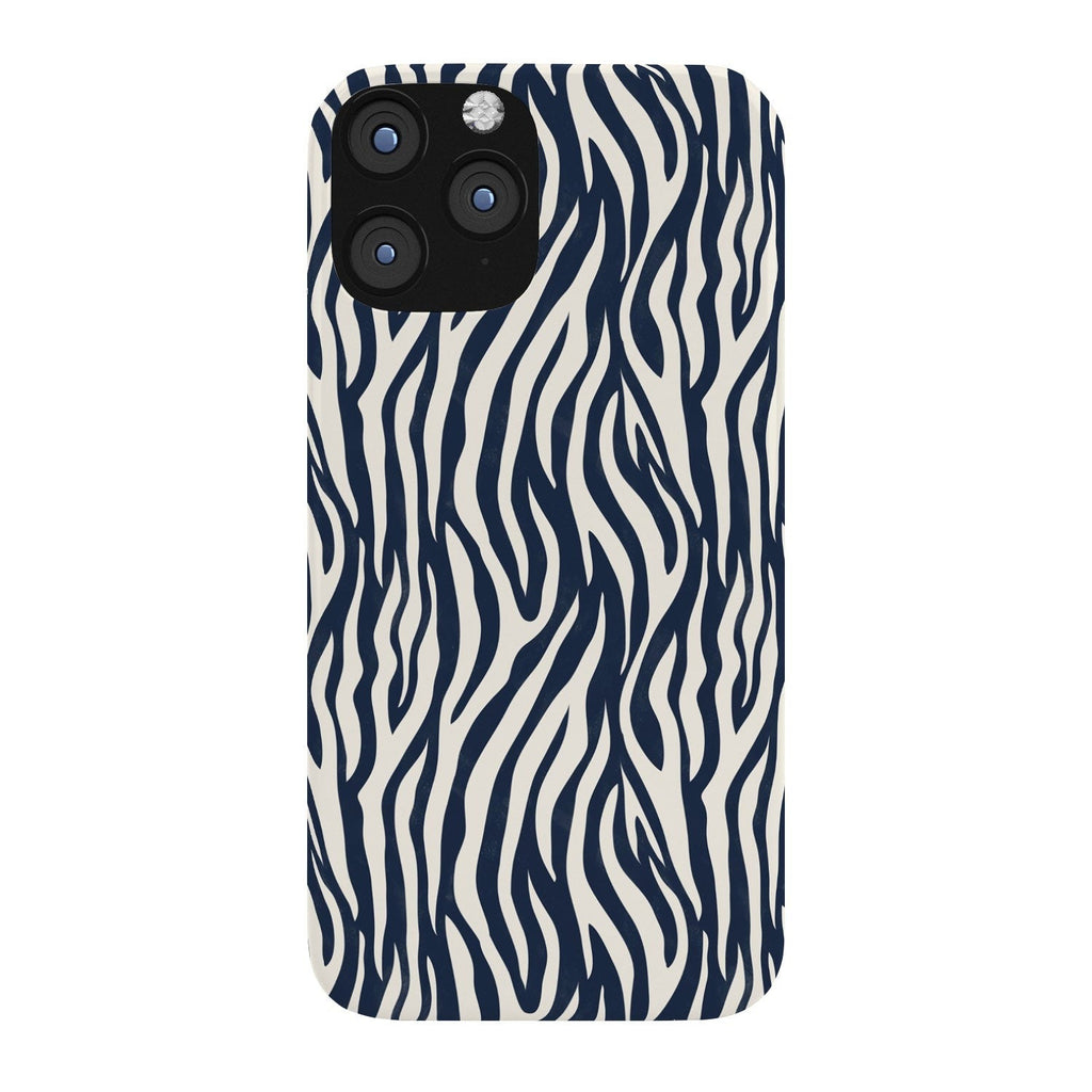 Avenie BR Navy Tiger Stripes Phone Case