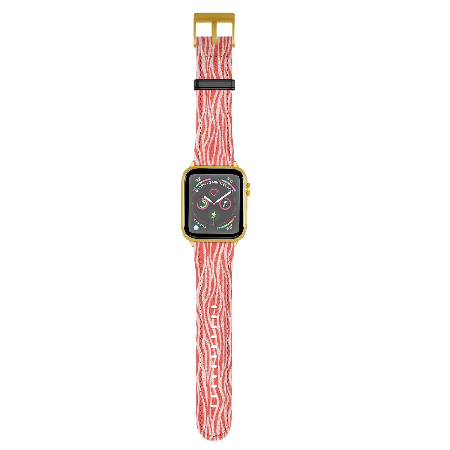 Avenie BR Red Zebra Stripe Apple Watch Band
