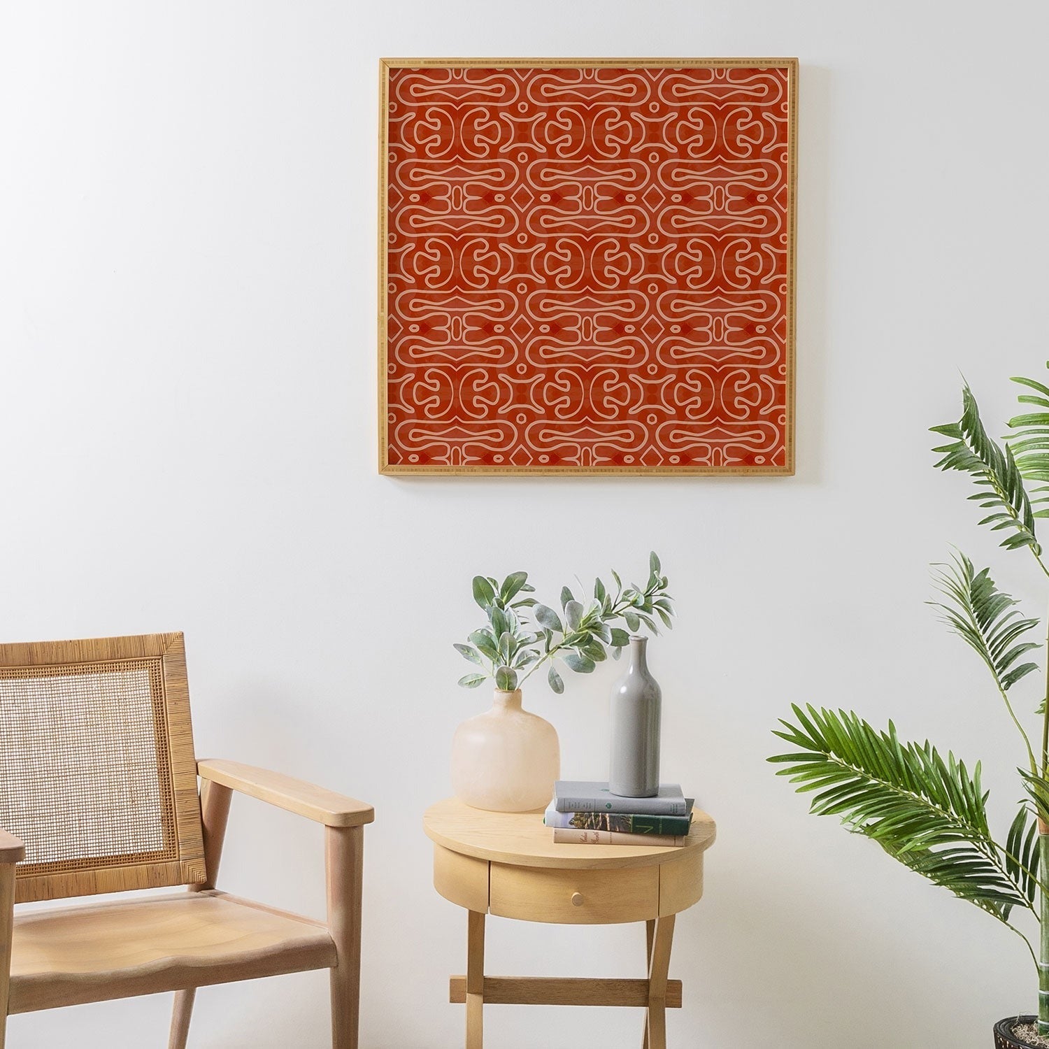 Mirimo Venexiana Burnt Orange Framed Wall Art