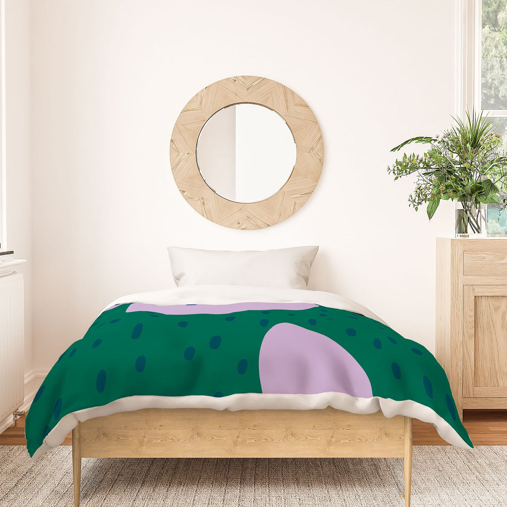 Camilla Foss Pebbles and Rabbit Duvet Cover