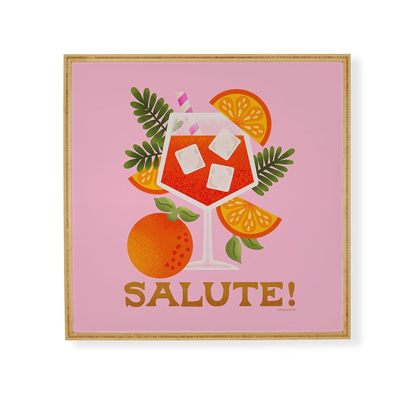 Jessica Molina Orange Spritz Framed Wall Art