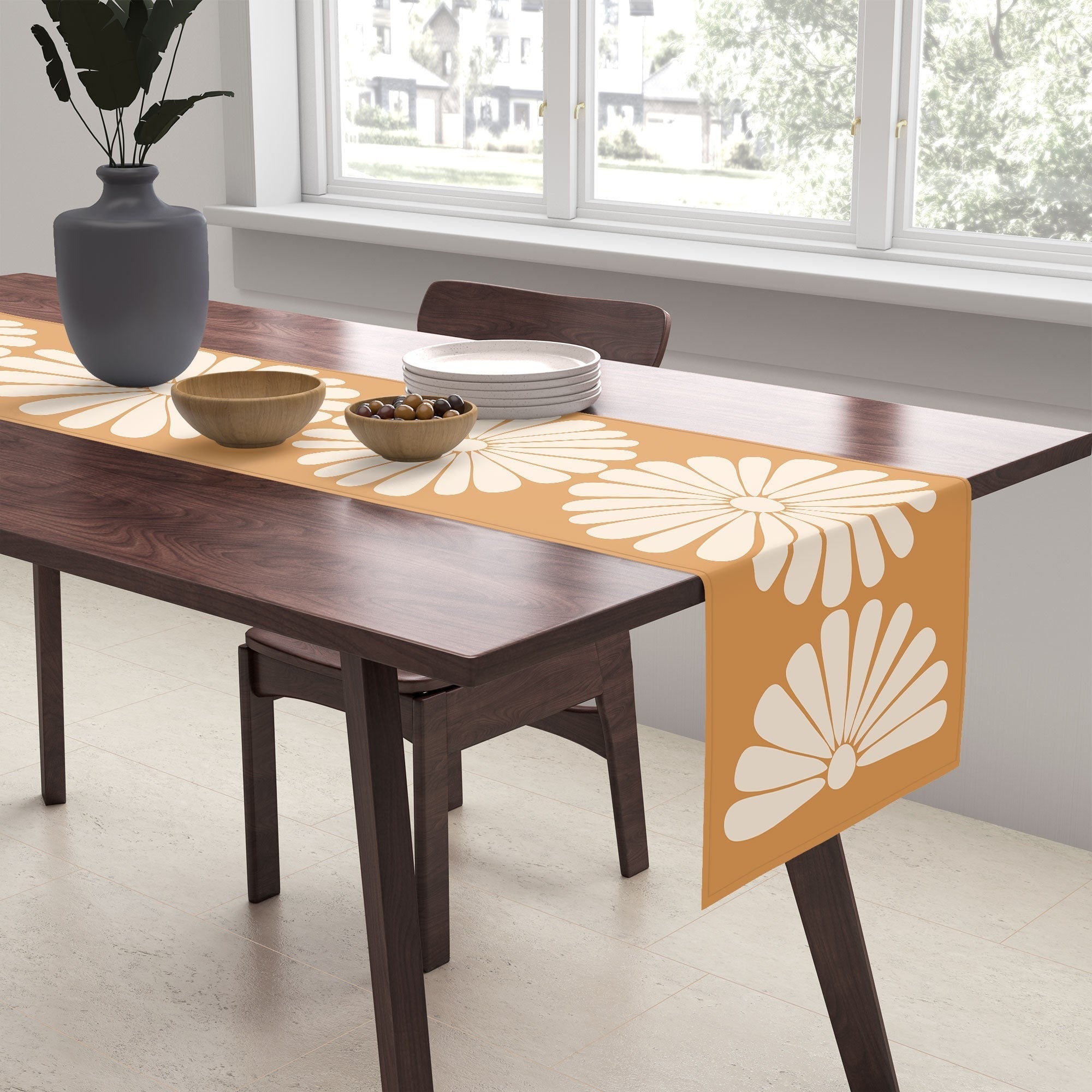 Colour Poems Retro Daisy XXII Table Runner