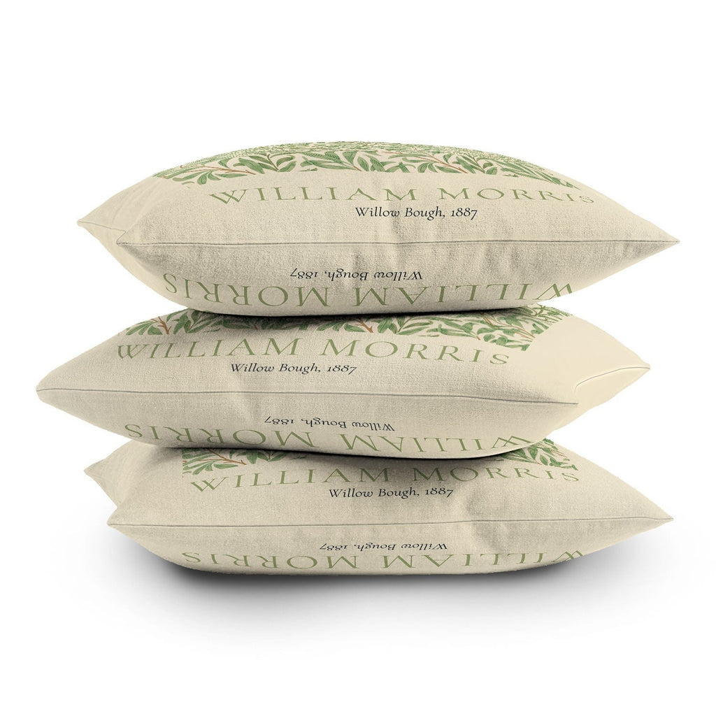 DENY Designs William Morris Willow Bough 1887 Outdoor Throw Pillow
