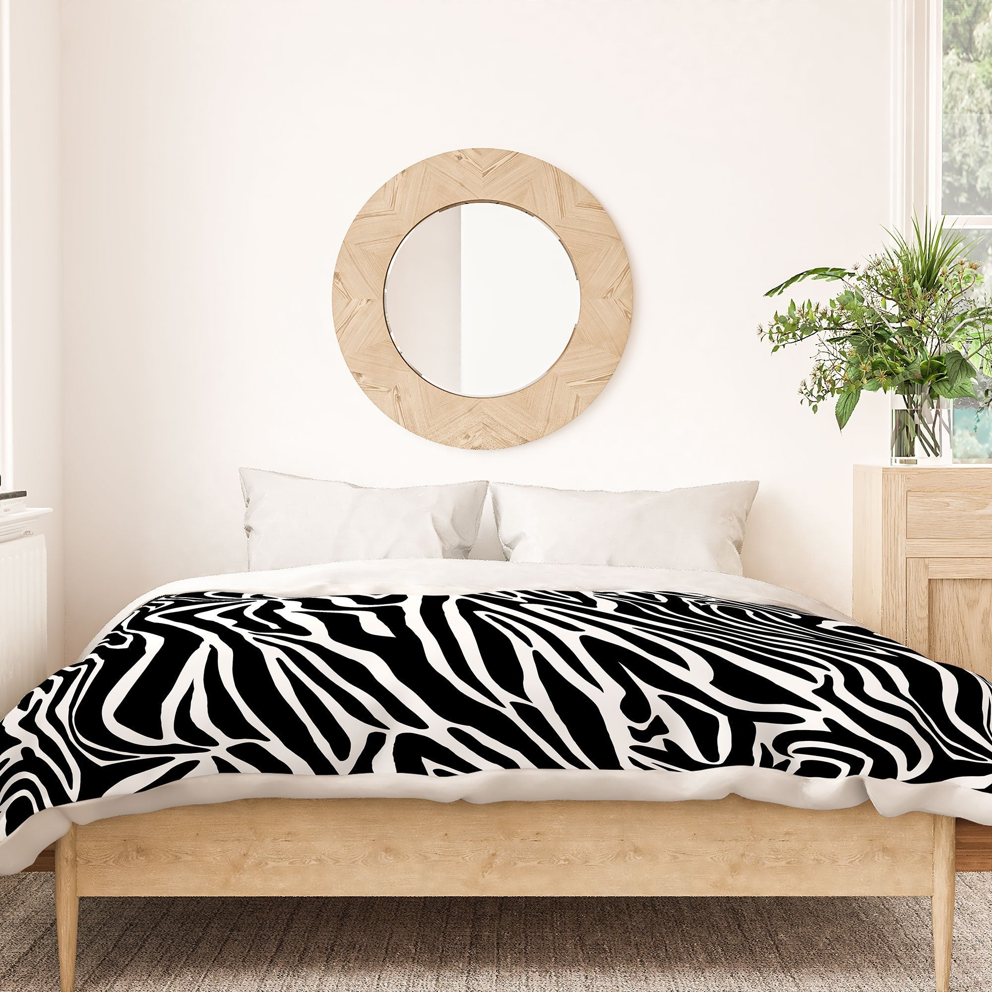 Jennifer Labre Wild Zebra Duvet Cover