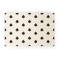 Design by Spark Black And Gold Christmas Tree Welcome Mat