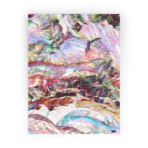 83 Oranges Sequin Haze Mini Art Print
