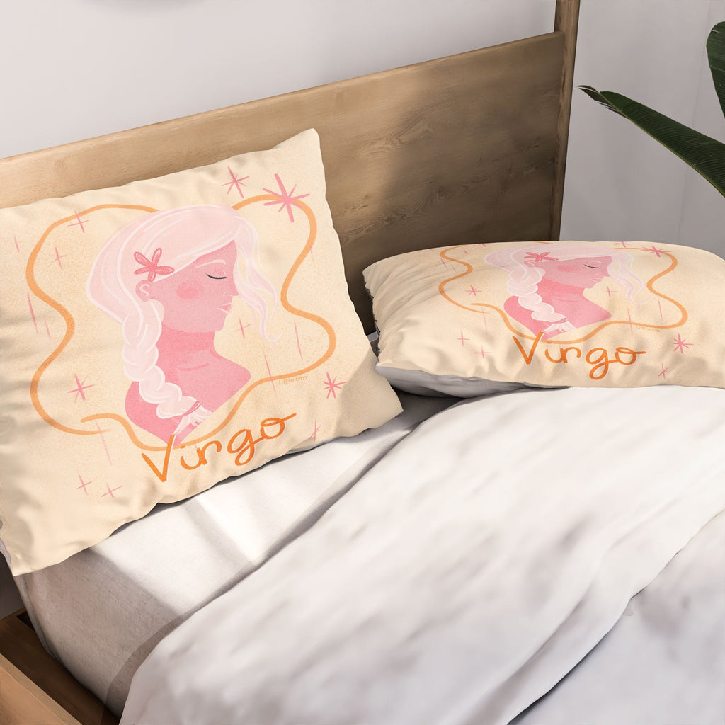 Little Om Zodiac Sign Virgo Pillow Shams